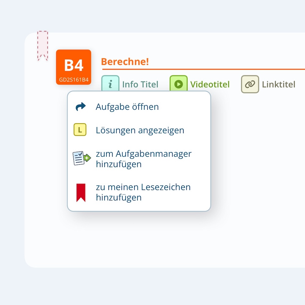 Bild Des Aufgabenmenüs